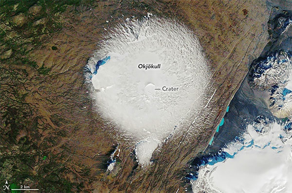 Iceland mất sông băng đầu tiên và những con số báo động - Ảnh 1