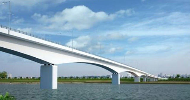 Xây cầu qua sông Lô nối tỉnh Vĩnh Phúc và Phú Thọ - Ảnh 1