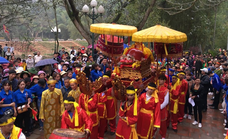 Sự tích về 8 lễ vật được cung tiến tại lễ hội đền Sóc 2019 - Ảnh 8