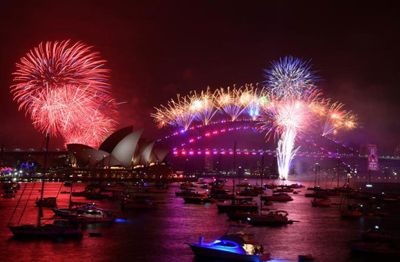 Thế giới ngập tràn sắc màu chào đón năm mới 2020 - Ảnh 11