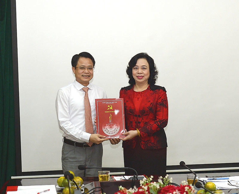 Đồng chí Đào Ngọc Triệu giữ chức Chủ tịch Hội Chữ thập đỏ Thành phố - Ảnh 1