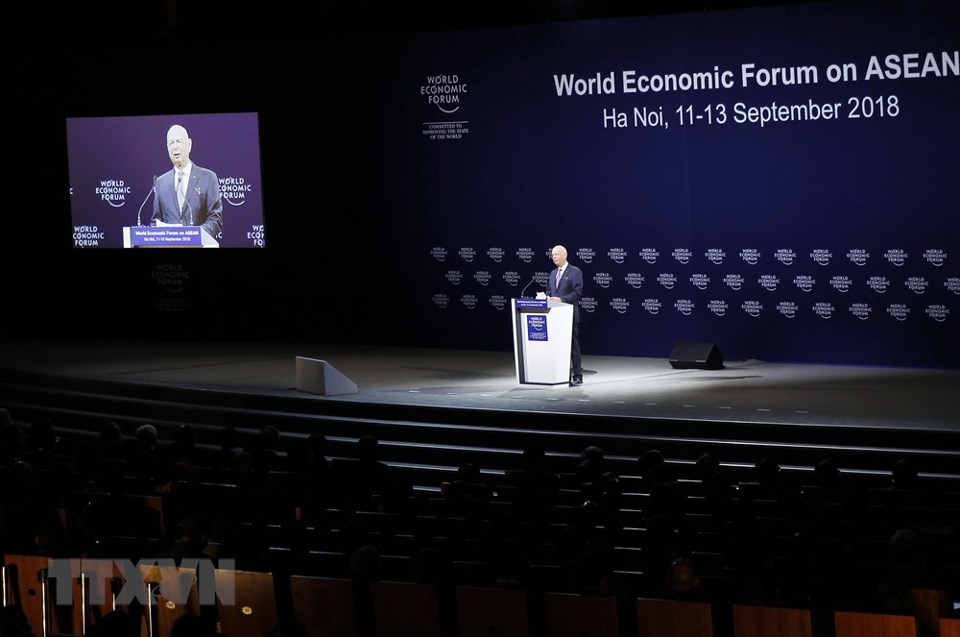 Hình ảnh phiên khai mạc toàn thể Hội nghị WEF ASEAN 2018 - Ảnh 5