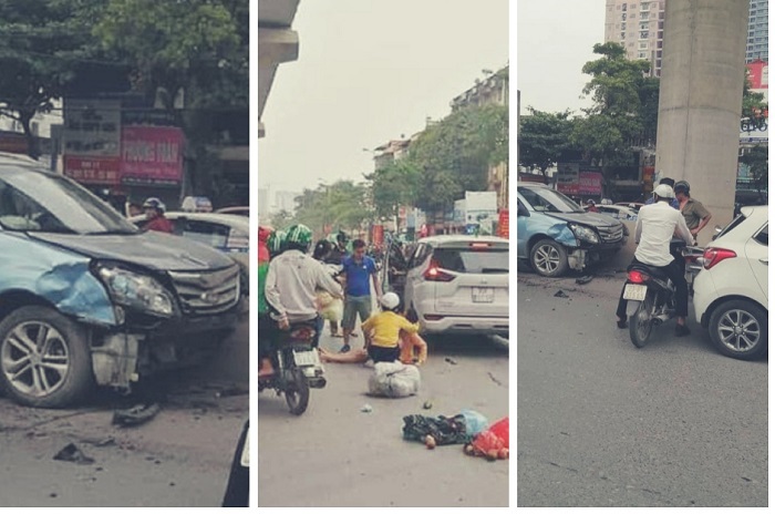 Hà Nội: Danh tính tài xế ô tô tông hàng loạt phương tiện khiến 5 người bị thương - Ảnh 1