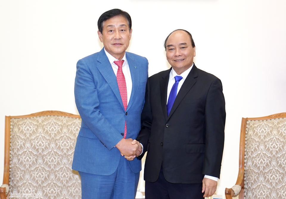 Thủ tướng tiếp ông Kim Jung Tai, Chủ tịch Tập đoàn Tài chính Hana - Ảnh 1