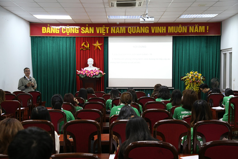 Hà Nội: Sinh viên ngành y tình nguyện tham gia phòng chống dịch Covid-19 - Ảnh 1