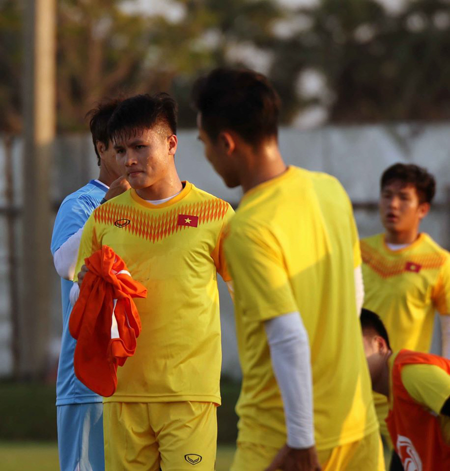 [Ảnh] U23 Việt Nam tập buổi cuối, Quang Hải sẵn sàng hạ U23 UAE - Ảnh 7