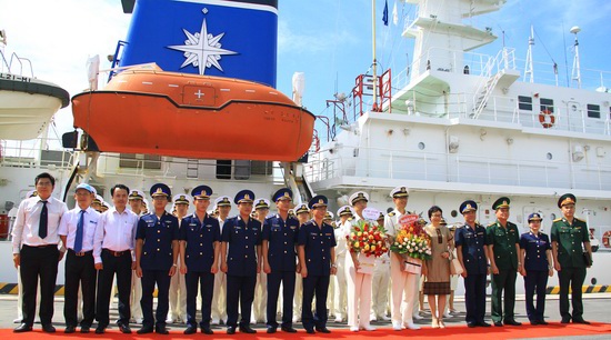 Cận cảnh tàu bảo vệ bờ biển Nhật Bản thăm Đà Nẵng - Ảnh 4