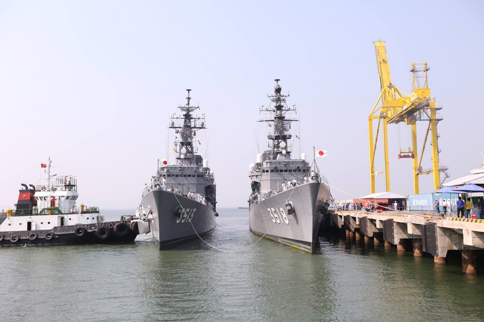 Đội tàu lực lượng bảo vệ bờ biển Nhật Bản thăm Đà Nẵng - Ảnh 1