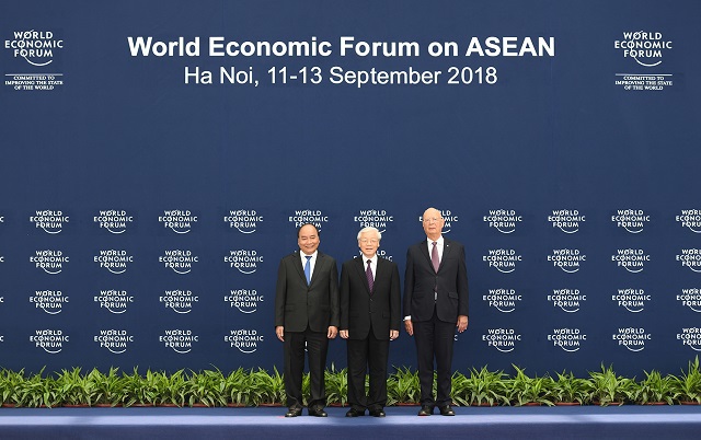 Khai mạc WEF ASEAN 2018: Thủ tướng đề xuất ASEAN hòa mạng di động một giá cước - Ảnh 1