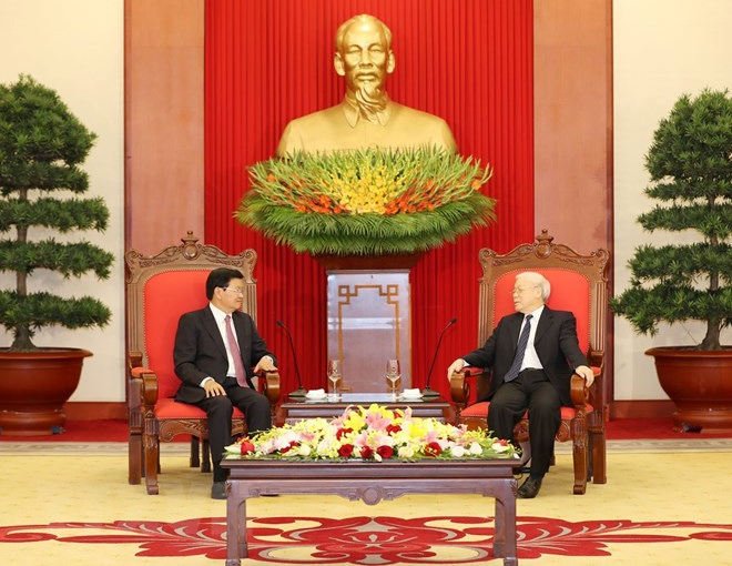 Tổng Bí thư, Chủ tịch nước tiếp Thủ tướng Lào Thongloun Sisoulith - Ảnh 2