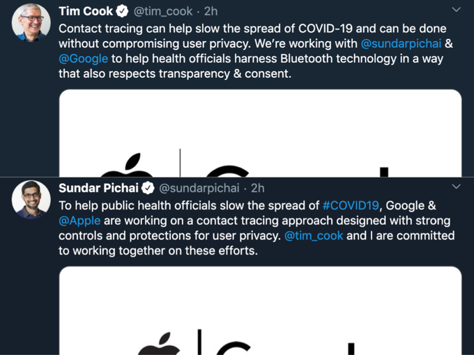 Google và Apple hợp tác phát triển ứng dụng truy vết Covid-19 - Ảnh 1