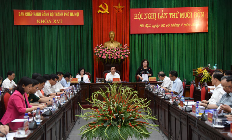 Khai mạc Hội nghị lần thứ 14 Ban Chấp hành Đảng bộ TP Hà Nội - Ảnh 4