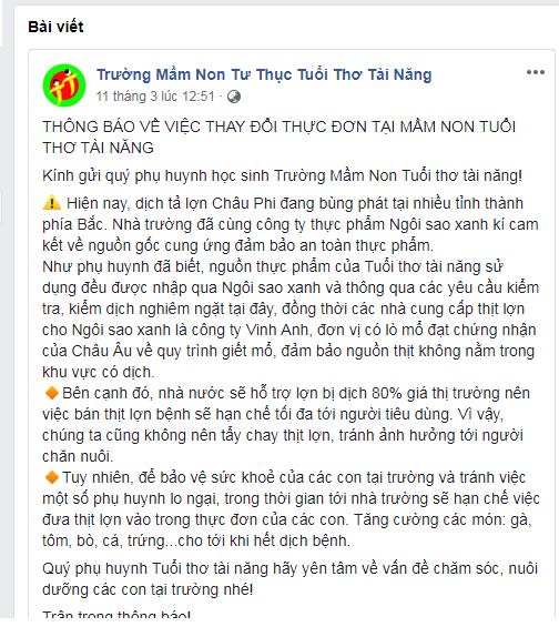 Điểm mặt một số trường học ở Hà Nội vẫn “tẩy chay” thịt lợn - Ảnh 2