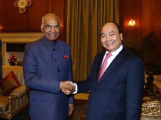 Thủ tướng Nguyễn Xuân Phúc hội kiến Tổng thống Ấn Độ - Ảnh 1
