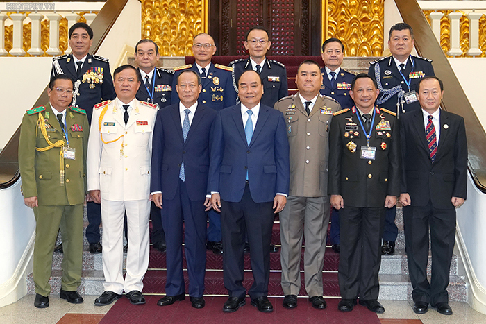 Thủ tướng tiếp các trưởng đoàn dự ASEANAPOL 39 - Ảnh 1