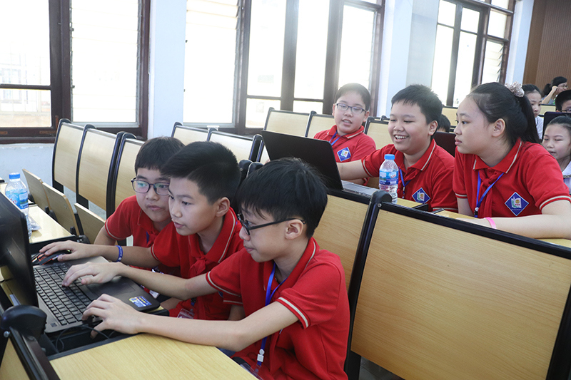 Hà Nội: Hơn 500 thí sinh dự hội thi Tin học trẻ năm 2019 - Ảnh 3