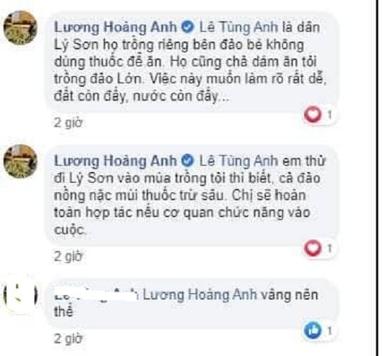 Huyện Lý Sơn đề nghị xử nghiêm chủ tài khoản facebook tung tin sai lệch về tỏi Cô đơn - Ảnh 2