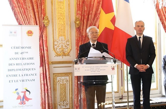 Kỷ niệm 45 năm thiết lập quan hệ ngoại giao Việt Nam - Pháp - Ảnh 1