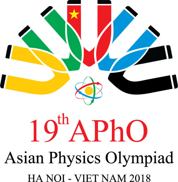Logo Olympic Vật lý châu Á 2018 cách điệu hình hoa sen đang nở như thế nào? - Ảnh 2