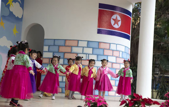 Trường mẫu giáo Việt Triều háo hức chào đón Chủ tịch Kim Jong Un - Ảnh 7