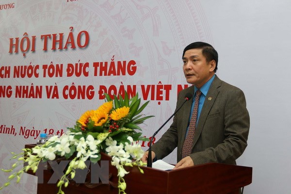 Chủ tịch Tôn Đức Thắng với giai cấp công nhân và Công đoàn Việt Nam - Ảnh 1