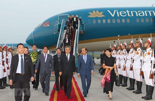 Lãnh đạo cấp cao các nước đến Hà Nội tham dự WEF ASEAN 2018 - Ảnh 7