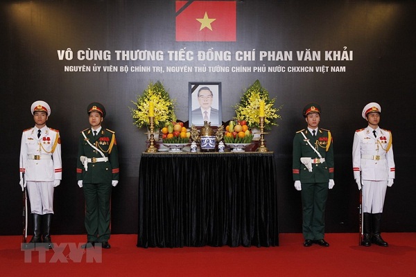 Lãnh đạo TP Hà Nội viếng nguyên Thủ tướng Phan Văn Khải - Ảnh 1