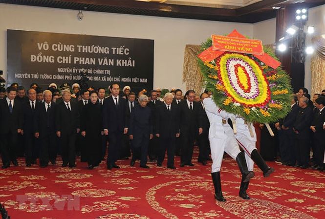 Thông báo về Lễ viếng nguyên Thủ tướng Phan Văn Khải ngày 20/3/2018 - Ảnh 1