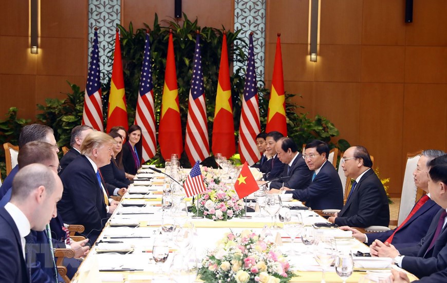 Ảnh: Thủ tướng Nguyễn Xuân Phúc hội kiến Tổng thống Hoa Kỳ Donald Trump - Ảnh 11