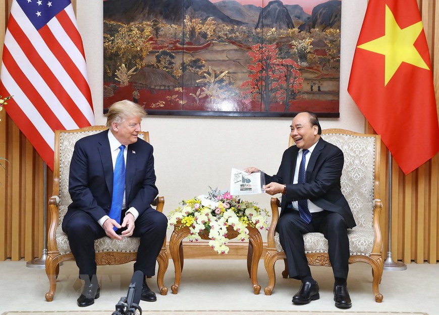 Ảnh: Thủ tướng Nguyễn Xuân Phúc hội kiến Tổng thống Hoa Kỳ Donald Trump - Ảnh 4