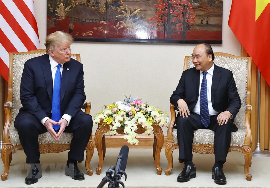 Ảnh: Thủ tướng Nguyễn Xuân Phúc hội kiến Tổng thống Hoa Kỳ Donald Trump - Ảnh 6