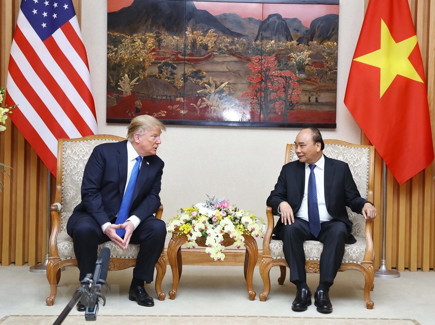 Ảnh: Thủ tướng Nguyễn Xuân Phúc hội kiến Tổng thống Hoa Kỳ Donald Trump - Ảnh 7