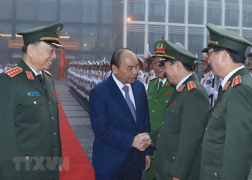 Thủ tướng Nguyễn Xuân Phúc dự Hội nghị Công an toàn quốc lần thứ 75 - Ảnh 1