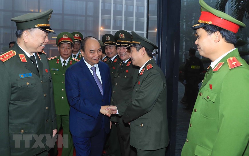 Thủ tướng Nguyễn Xuân Phúc dự Hội nghị Công an toàn quốc lần thứ 75 - Ảnh 6