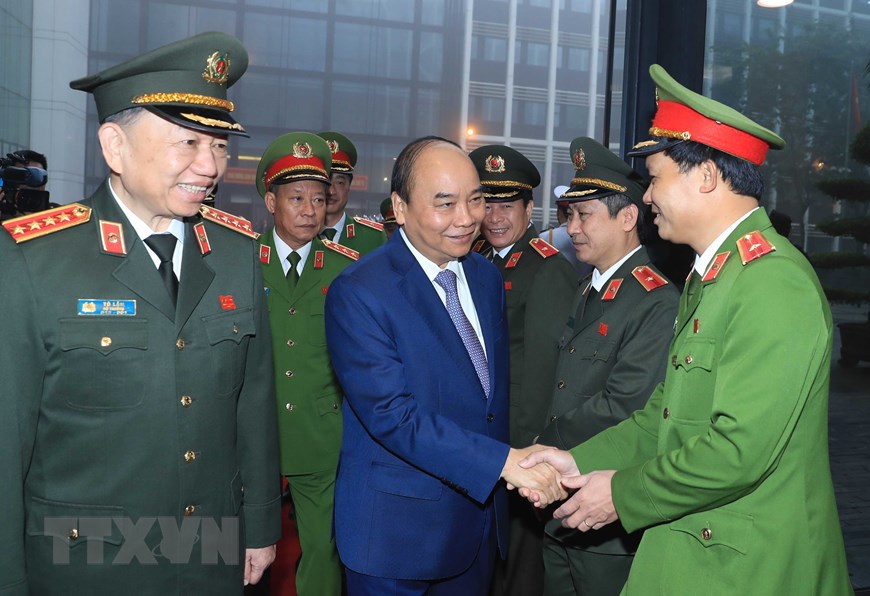 Thủ tướng Nguyễn Xuân Phúc dự Hội nghị Công an toàn quốc lần thứ 75 - Ảnh 7