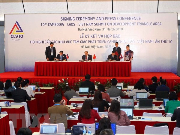Tuyên bố chung Hội nghị Cấp cao khu vực Tam giác phát triển CLV - Ảnh 1