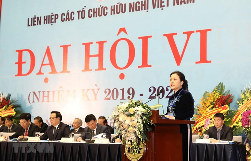 Khai mạc Đại hội lần thứ VI Liên hiệp các tổ chức hữu nghị Việt Nam - Ảnh 1