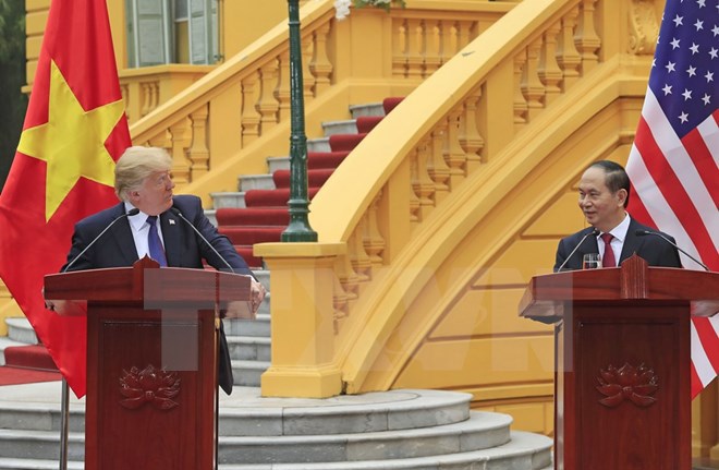 Tổng thống Hoa Kỳ kết thúc tốt đẹp chuyến thăm cấp Nhà nước Việt Nam - Ảnh 1