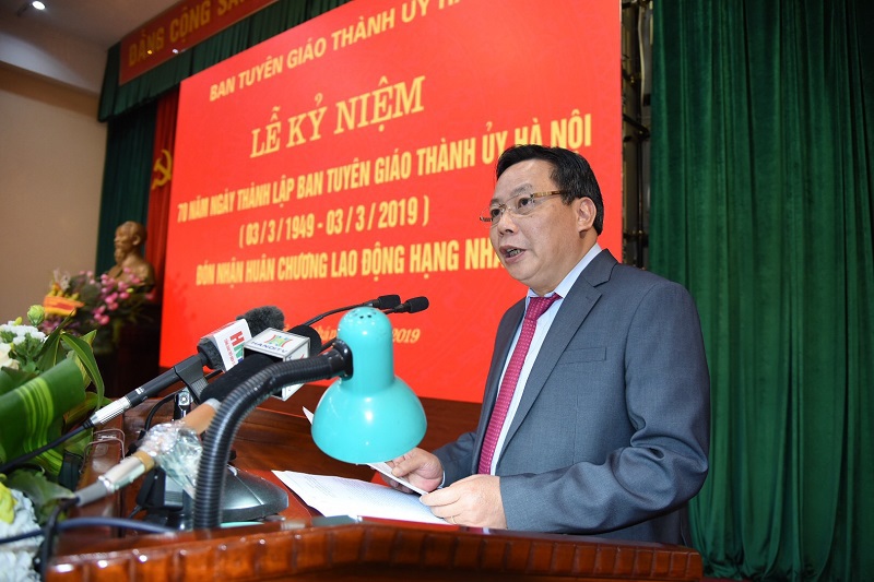 Ban tuyên giáo Thành ủy Hà Nội đón nhận Huân chương Lao động Hạng Nhất - Ảnh 3