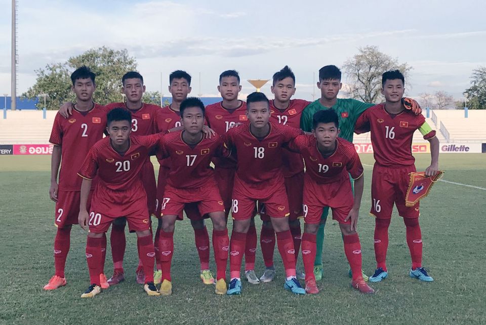 Giải U15 Đông Nam Á 2019: Việt Nam có 3 điểm đầu tiên - Ảnh 1