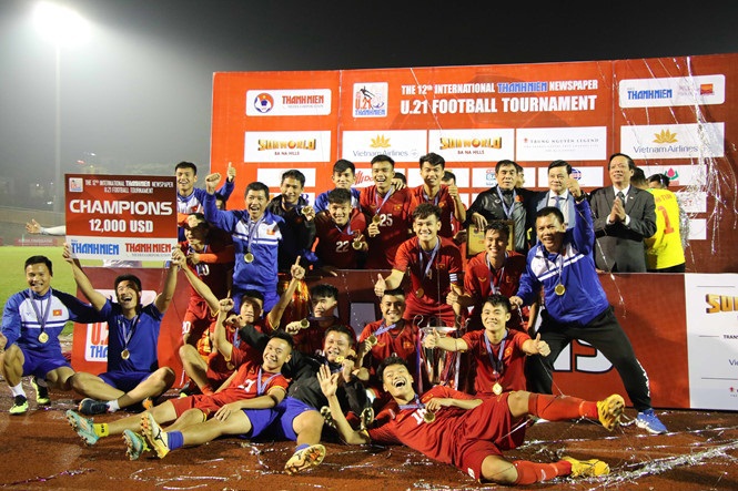U21 Tuyển chọn Việt Nam giành ngôi vô địch Giải U21 quốc tế Báo Thanh Niên 2018 - Ảnh 1