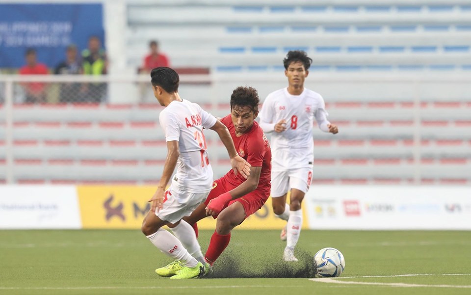Đánh bại U22 Myanmar, U22 Indonesia vào chơi trận chung kết - Ảnh 1