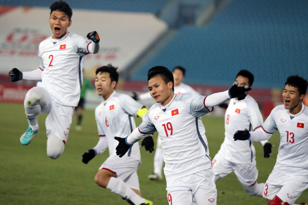 U23 Việt Nam thể hiện bản lĩnh đáng kinh ngạc tại VCK U23 châu Á - Ảnh 1