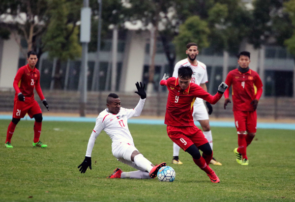 U23 Việt Nam hòa 1-1 U23 Palestine trong trận đấu "tổng duyệt" - Ảnh 1