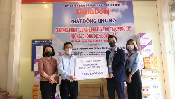 Nhiều doanh nghiệp tiếp tục ủng hộ chương trình “Cùng Kinh tế & Đô thị chung tay phòng, chống dịch Covid-19” - Ảnh 2