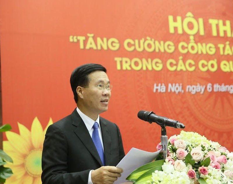 Trưởng Ban Tuyên giáo T.Ư Võ Văn Thưởng: Thực hiện nghiệm quy định về xây dựng Đảng trong cơ quan báo chí - Ảnh 1