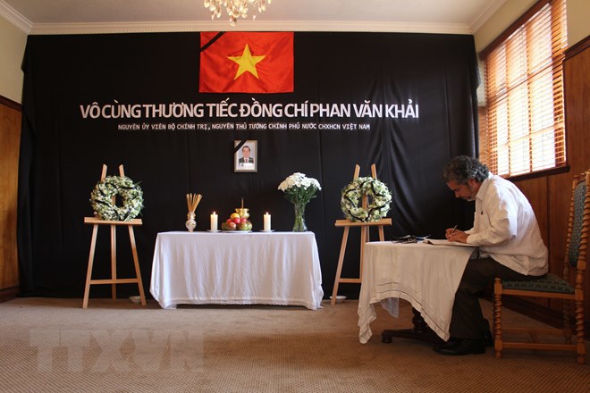Lễ viếng nguyên Thủ tướng Phan Văn Khải tại một số nước - Ảnh 2