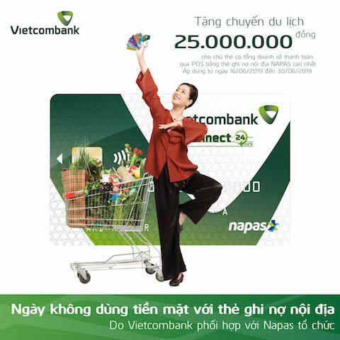 Hưởng ứng Ngày không tiền mặt cùng thẻ ghi nợ nội địa Vietcombank - Ảnh 1