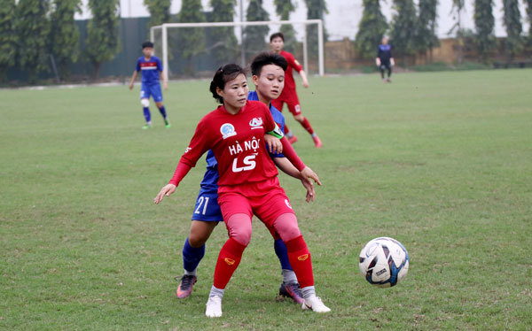Đánh bại CLB nữ Hà Nội, U19 Việt Nam dần hoàn thiện bộ khung - Ảnh 2