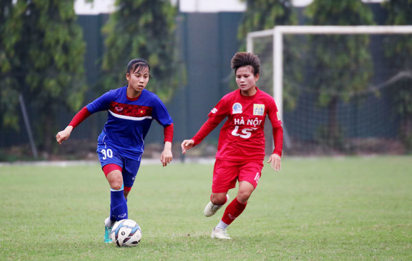 Đánh bại CLB nữ Hà Nội, U19 Việt Nam dần hoàn thiện bộ khung - Ảnh 3